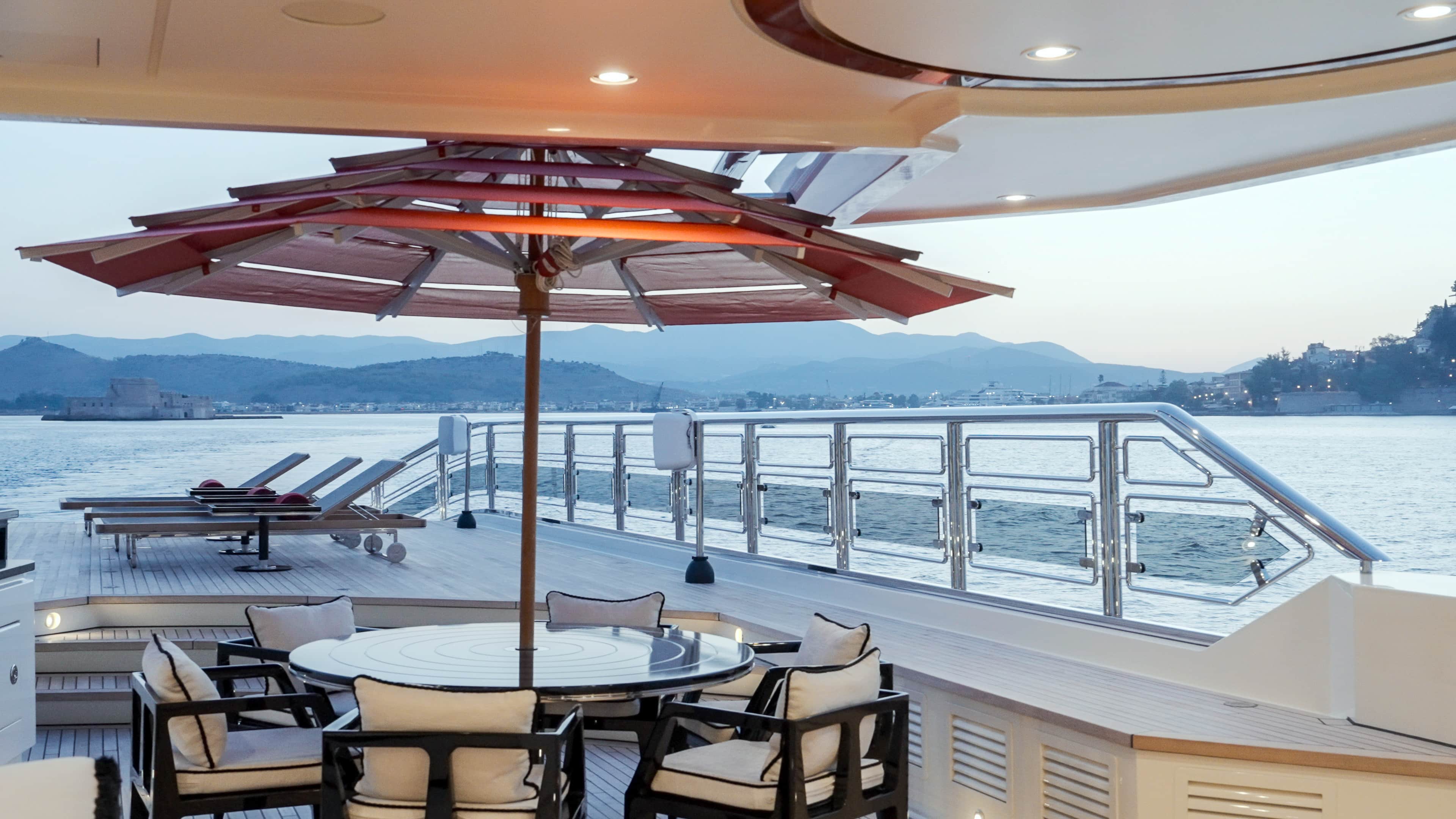 ALFA NERO Aft Deck Terrace