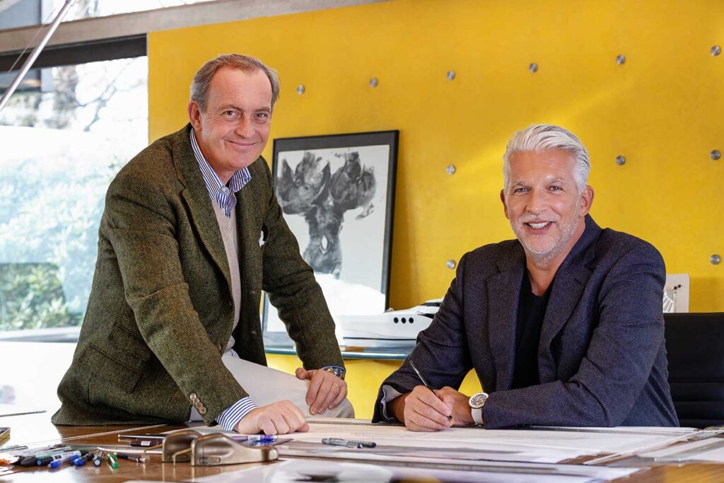 Carlo Nuvolari and Dan Lenard at their Venice studio